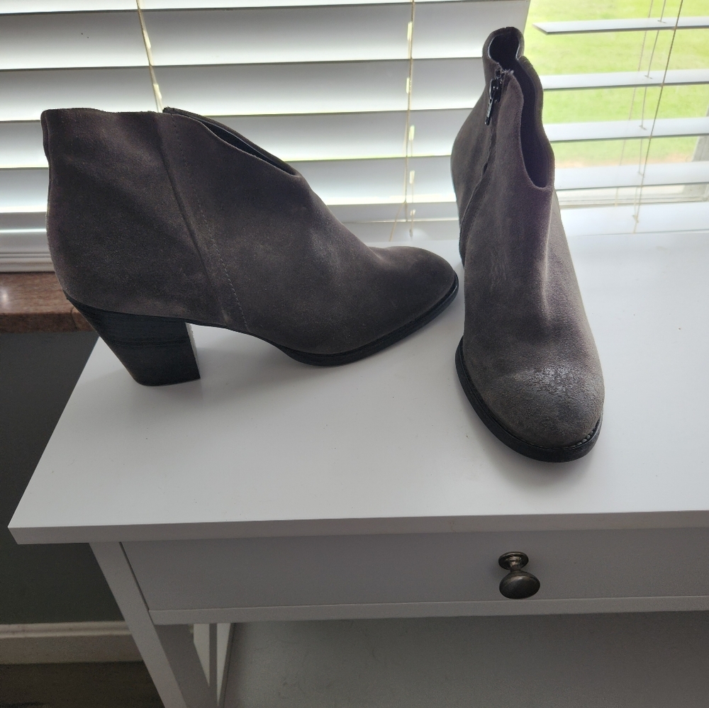 Paul Green Grey Boots Size 7.5